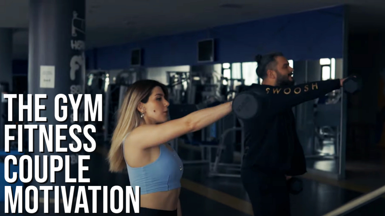 Gym Fitness Couple Motivation Video